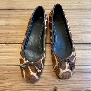 Lauren Ralph Lauren Brown and Tan Flats